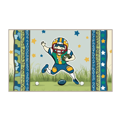 Tapis pour enfants East Urban Home Sports