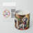 Christmas Tree Scented Tumbler Candle with Ceramic Holder