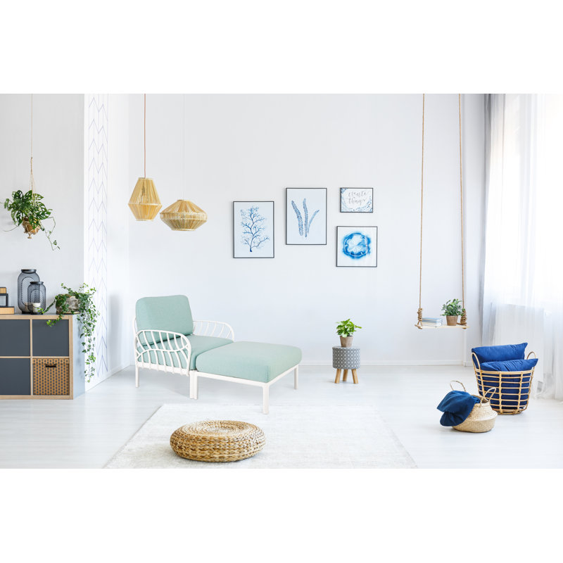 Chaise longue d'extérieur Laurel, Blanc