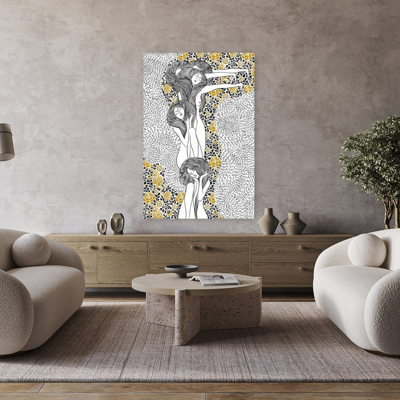 Art contemporain contemporain abstrait, H 48 po x l 32 po