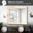 Frameless Led Bathroom Mirror,3 Colors Dimmable,anti-fog,memory Function,wall Mounted Lighted Vanity Mirror-1287647265