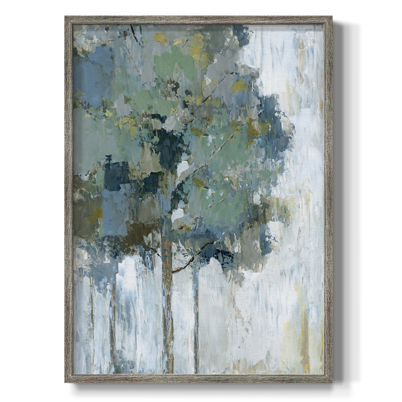 «Spring Tree I», reproduction encadrée - bois massif, H 11 po x l 9 po