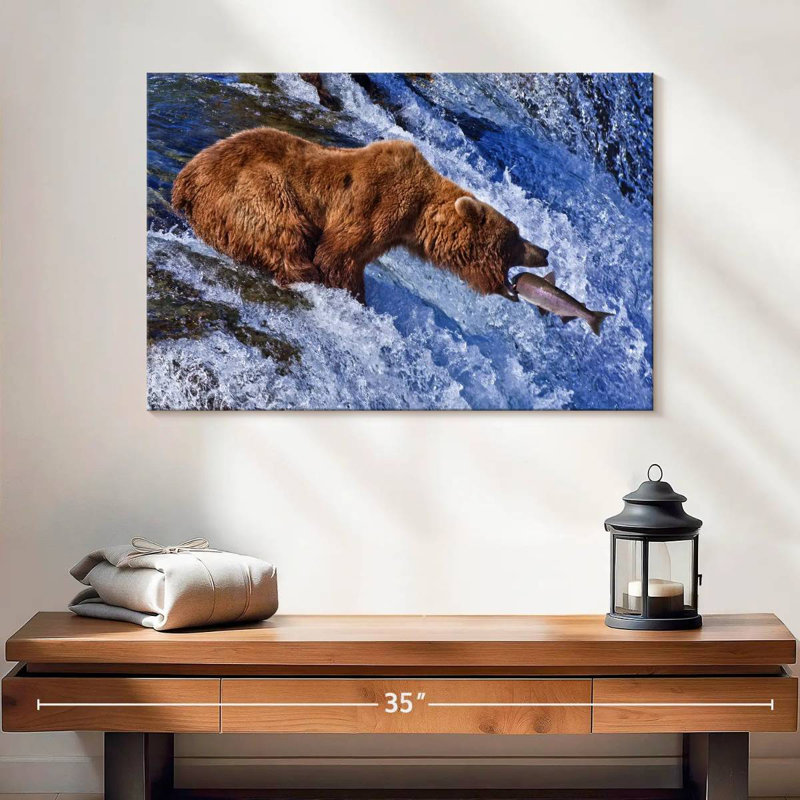 Brampt Bear Hunting, 16" H x 24" W