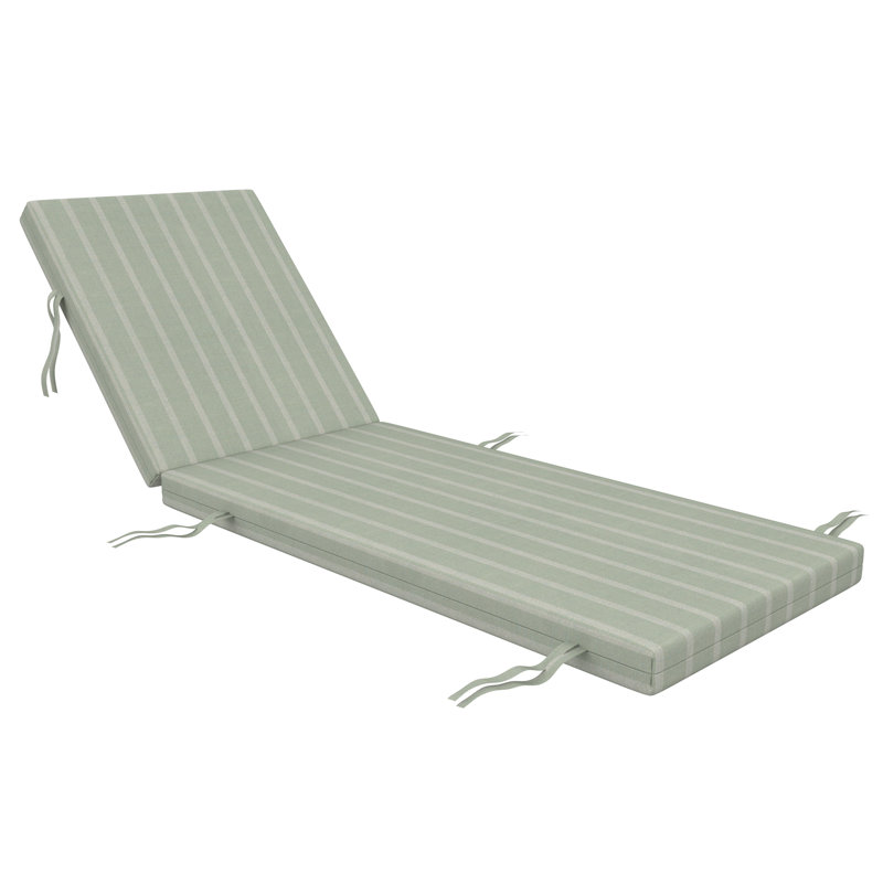 Coussin de chaise longue d'extérieur Lani Sunbrella®, L 25 po x P 50 po, Détente délavée