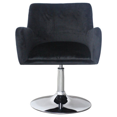 Fiona Side Pleated Makeup Vanity Chair with 360 Degree Swivel, Perfect for Office or Makeup Room