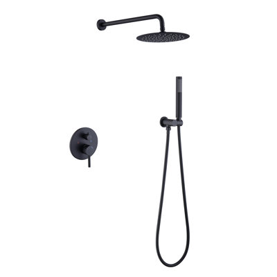 Wall Mounted Complete Shower System with Rough-in Valve