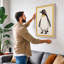 Emperor Penguin Modern - Wrapped Canvas-666173144-666173141