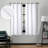 Modern Linen Inspired Classic Solid 100% Polyester Room Darkening Curtain Panel-430080450-472784739