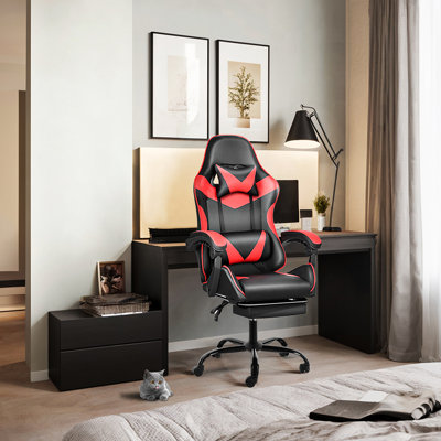 Fauteuil de jeu pratique avec repose-pieds