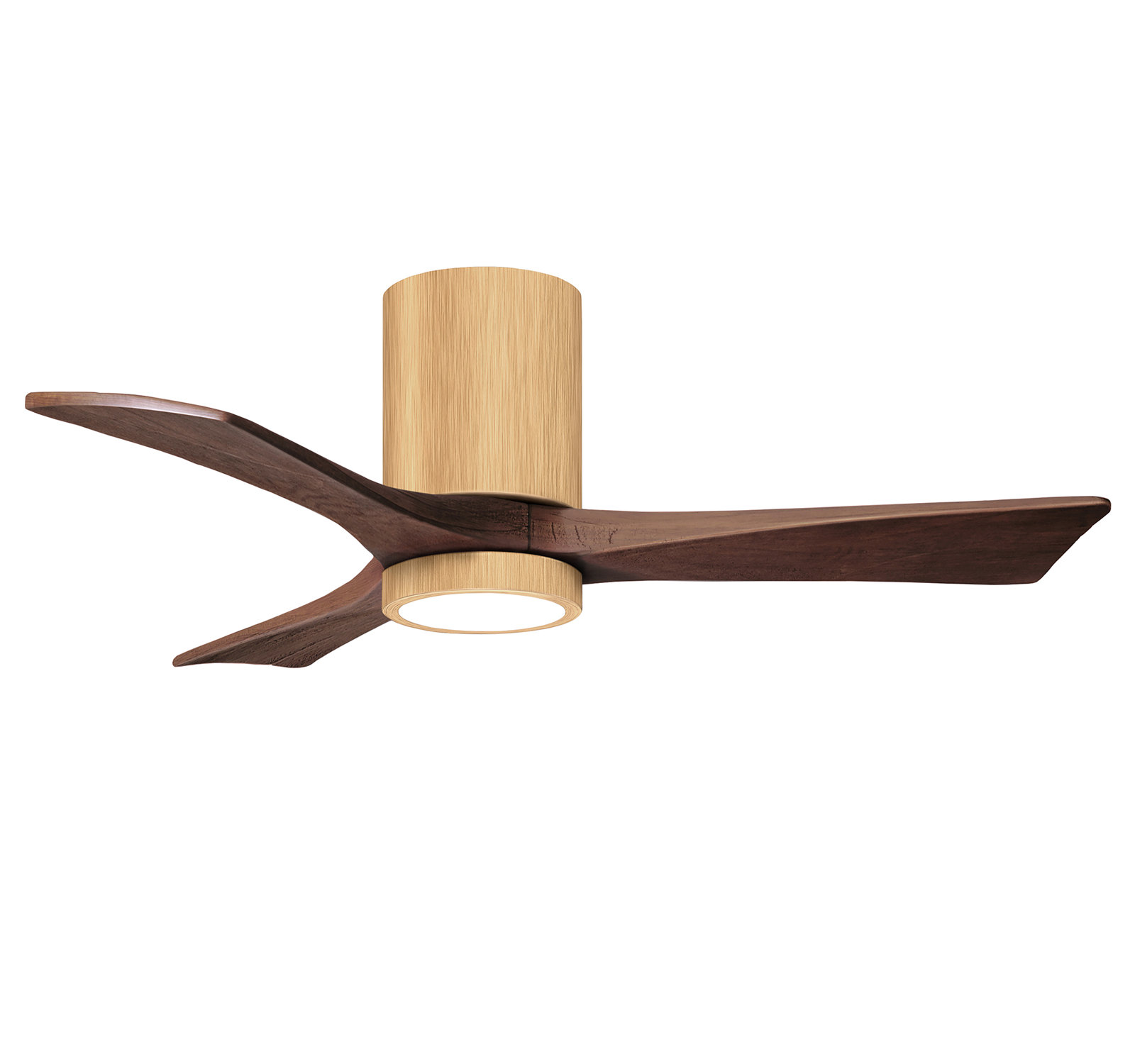 Olivier Ceiling Fan with LED Light Kit, Walnut, Light Maple, 42"