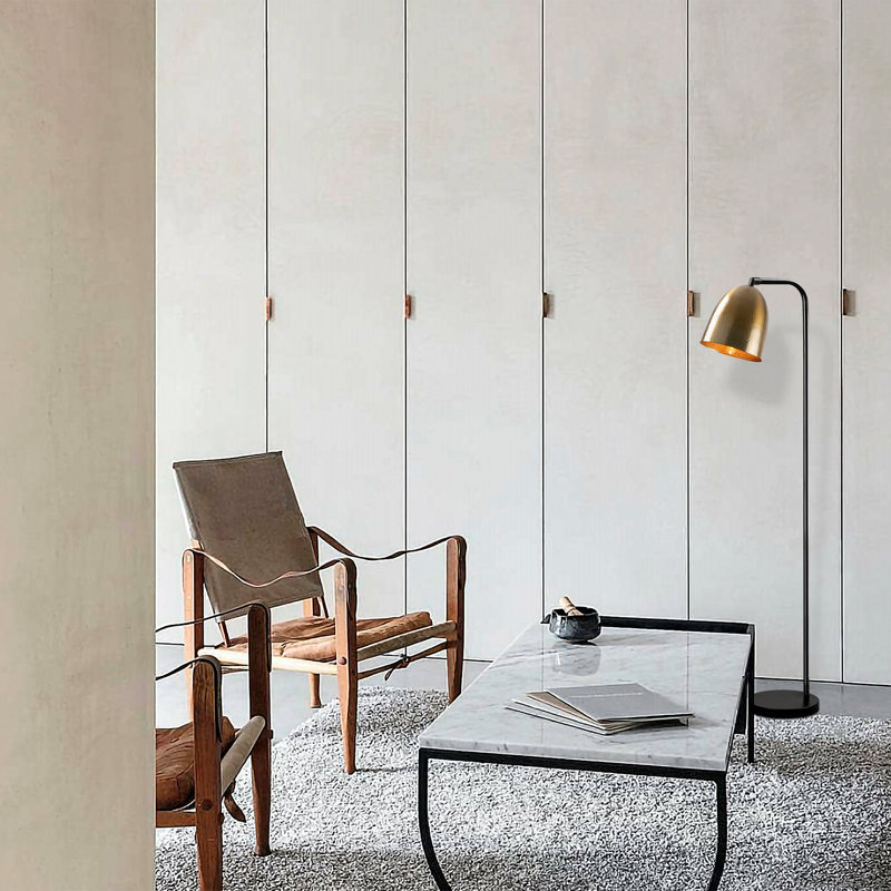 Crosland 120cm Task Floor Lamp, Gold