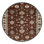 Machine Washable Overdyed Brown Area Rug