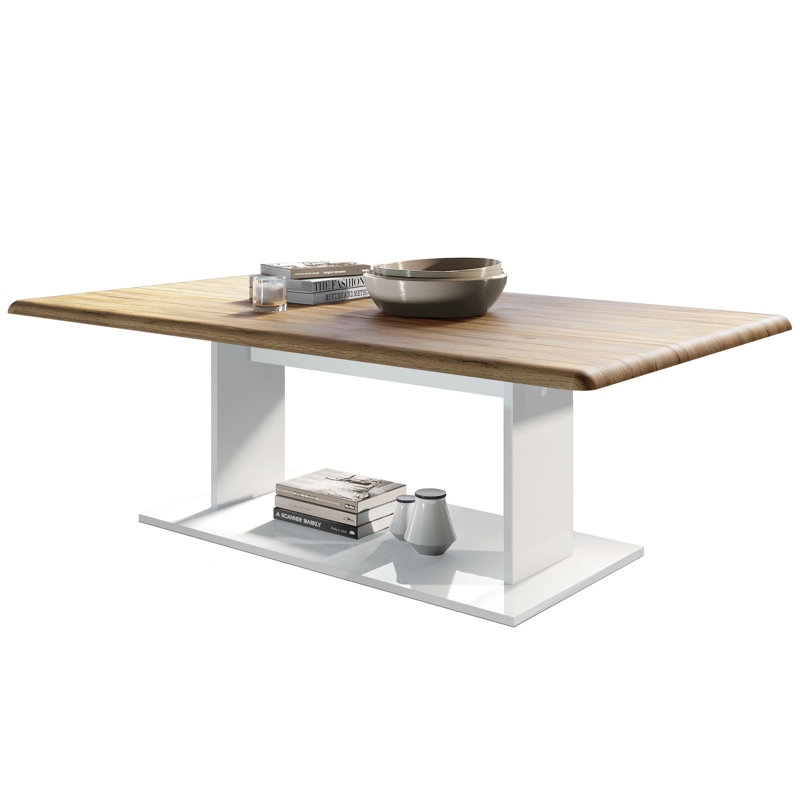 Akamu Trestle Coffee Table, Oak Nature