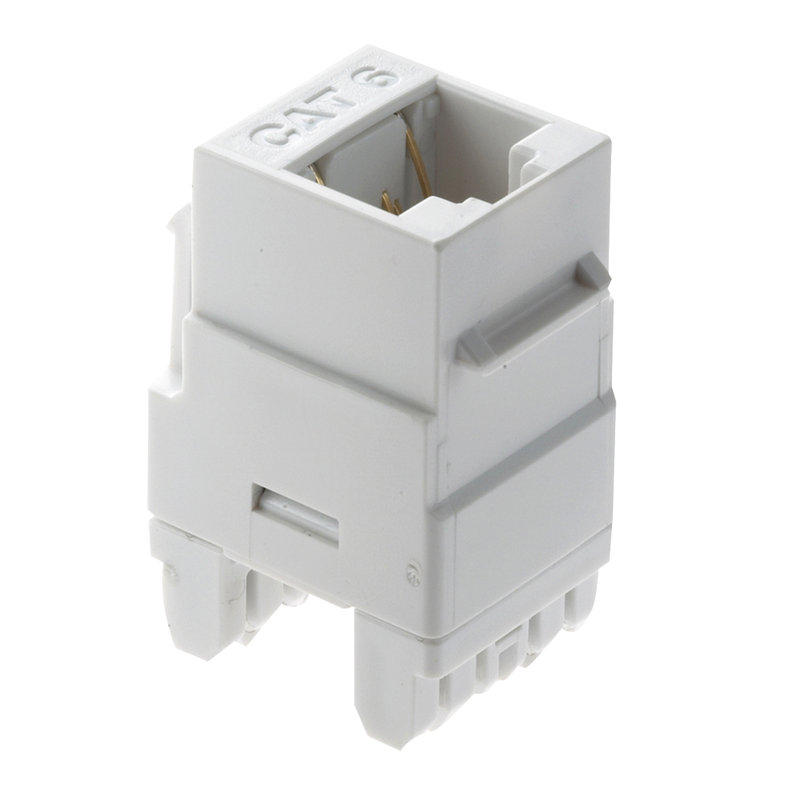 On-q Cat 6 Rj45 Keystone Insert, blanc
