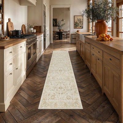 Nestiva Oriental Machine Washable Area Rug