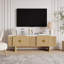 Meuble télé moderne de 63 po avec station de charge et armoires de rangement Syd -176670587
