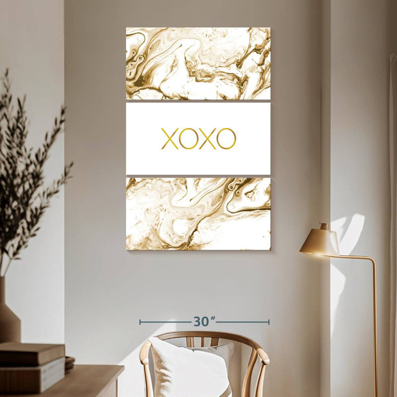 Tergel XOXO Typography, 65" H x 42" W