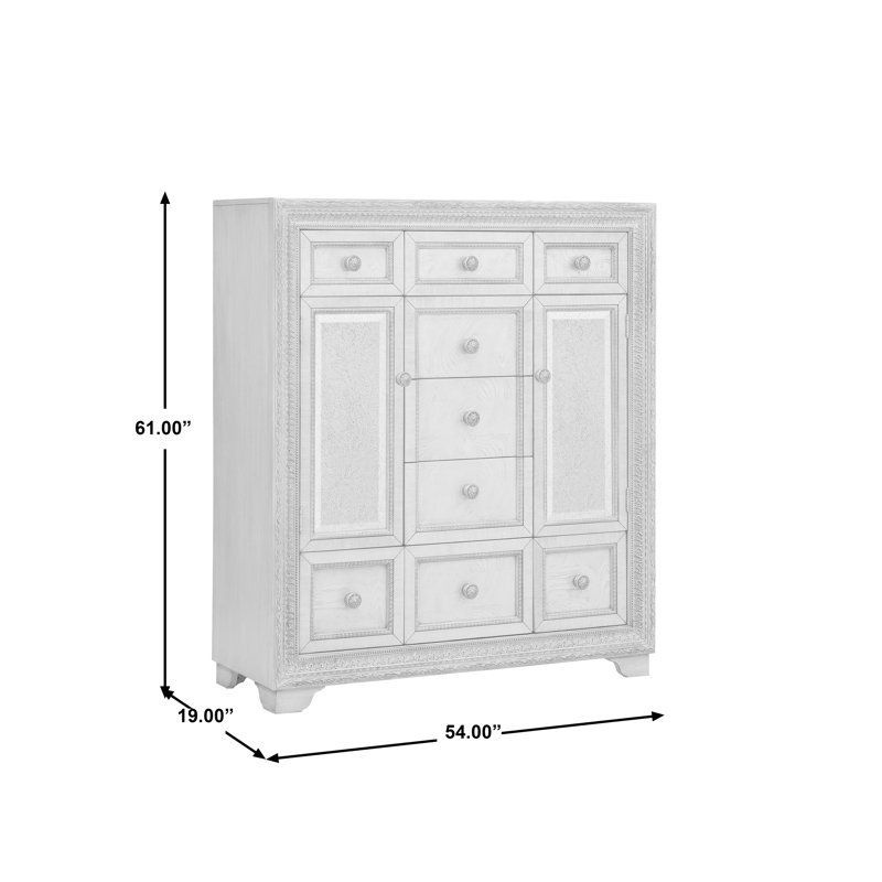Commode 9 tiroirs Camila
