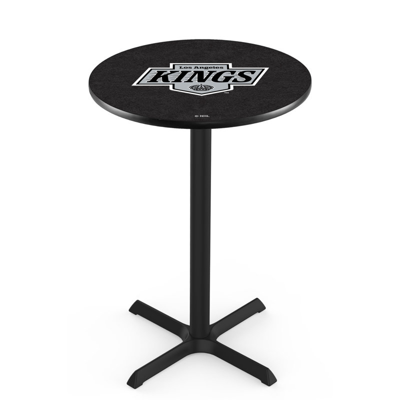 NHL Pub Table, Los Angeles Kings, 36" H x 30" L x 30" W