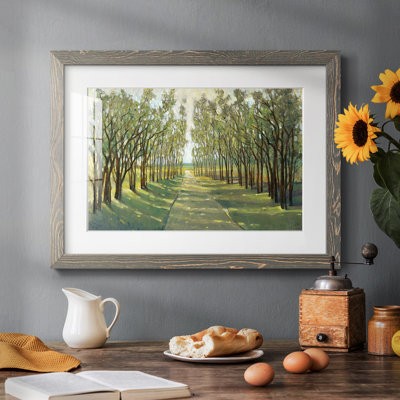Forest Path encadré sur papier