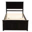 Lit plateforme simple avec lit gigogne élégant pour la décoration de chambre à coucher en position réglable-1632906887
