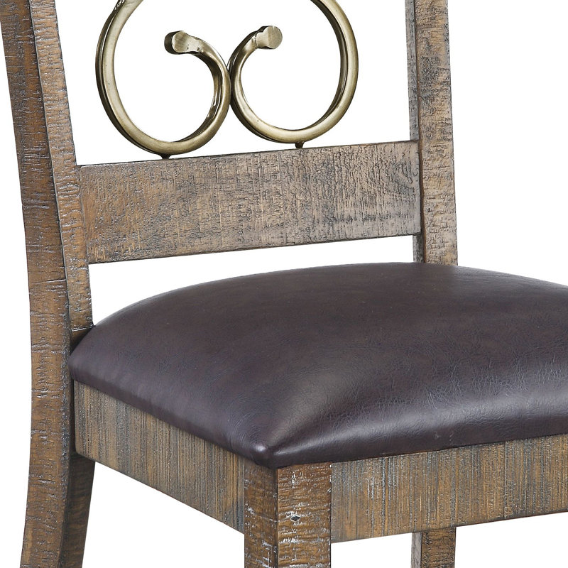 Chaise d'appoint en polyuréthane brun Kapono, 1
