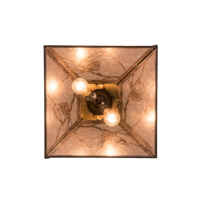 Rustic Lodge 2 - Light Pendant, Antique Copper, Silver