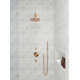 Monet Honed 4'' x 4'' Straight Edge Marble Singular Tile