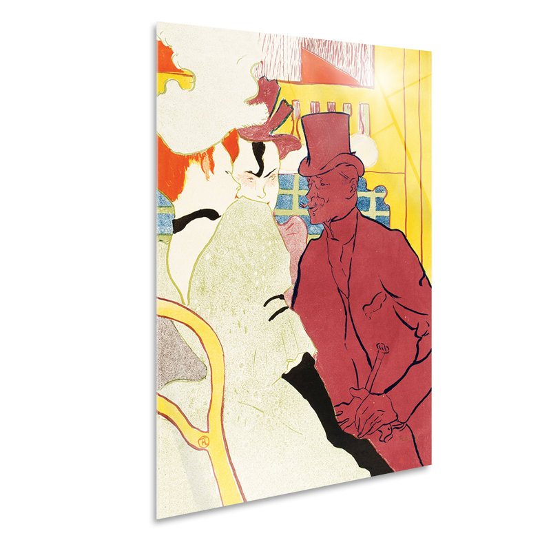 Henri de Toulouse-at the cabaret-Vertical, Plastic/Acrylic, 100cm H x 70cm W
