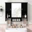Armoire de rangement murale moderne 35 po x 28 po-856139034
