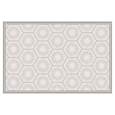 Tempaper Soleil Moroccan Spice 1 ft. 8 in. x 2 ft. 6 in. Indoor/Outdoor Vinyl Floor Rug