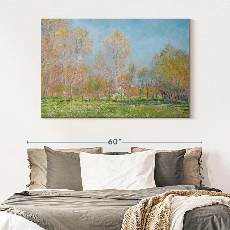 Harnek Spring in Giverny 1890, H 34 po x l 51 po