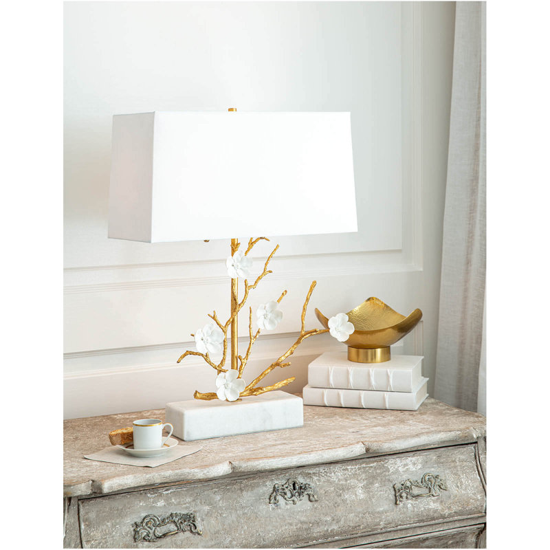 Lampe de table horizontale Cherise (doré)