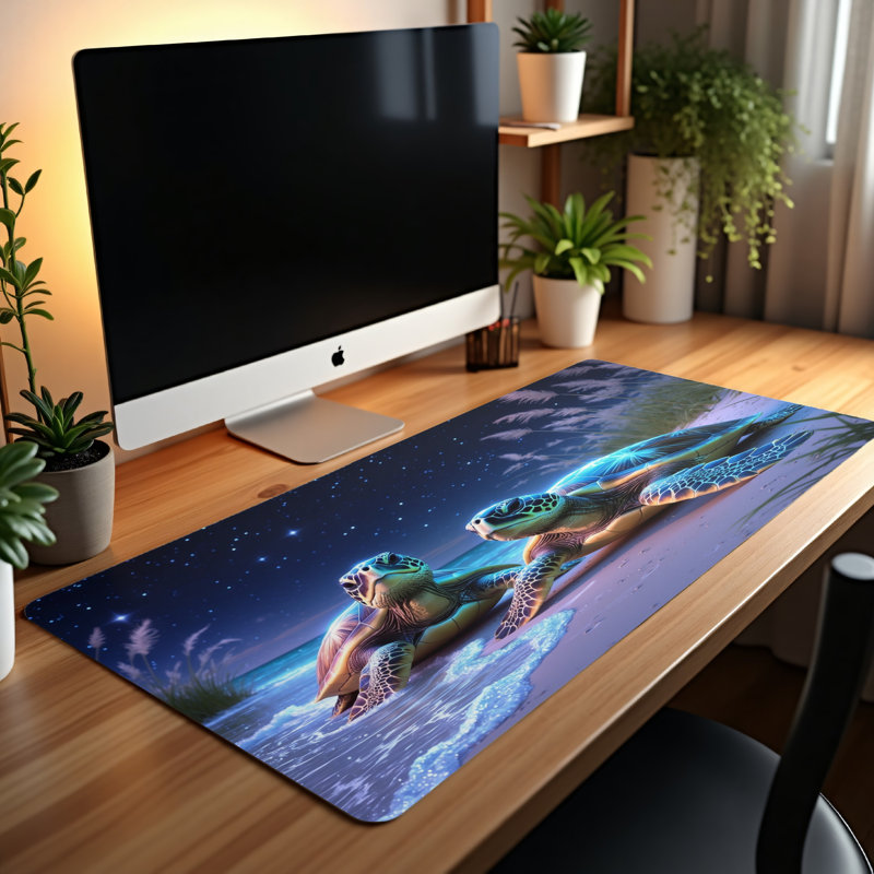 Polyester Desk Pad, 31.5x15.5