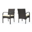  [Ensemble de 2] Chaise en osier Cordoba Kd Pe-1299620904