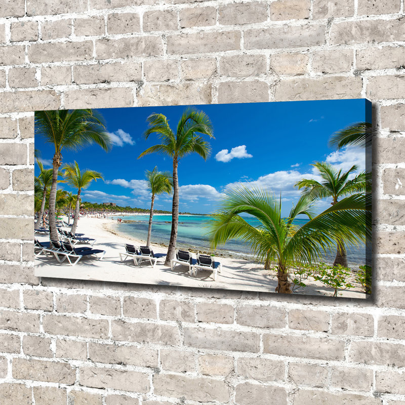 Maldives Beach - Wrapped Canvas Print