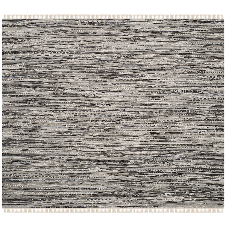 Gerow Rug Hand Woven Cotton Striped Rug