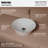 Karran Valera 17 In. Vitreous China Round Vessel Bathroom Sink