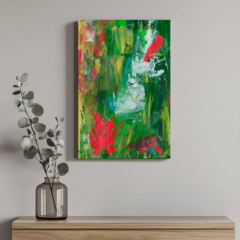 «Lush Blush II» par Melissa Wang, reproduction d'art sur toile, H 48 po x l 32 po