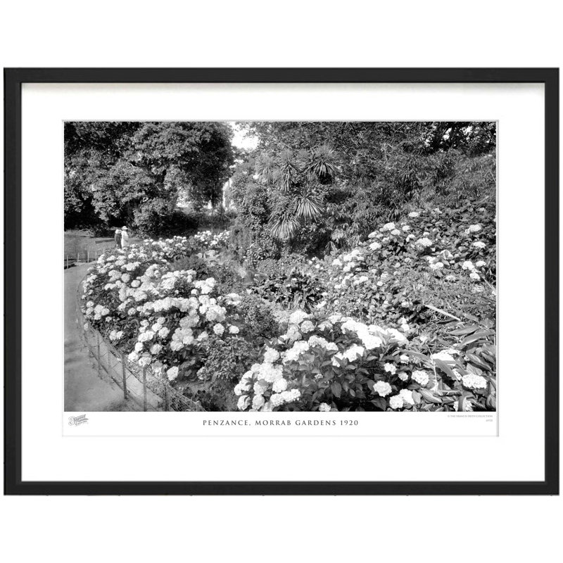 Penzance, Morrab Gardens 1920 - Single Picture Frame Print, 45cm H x 60cm W x 2.3cm D