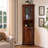17.01"Retro Solid Wood Rectangular Corner Cabinet