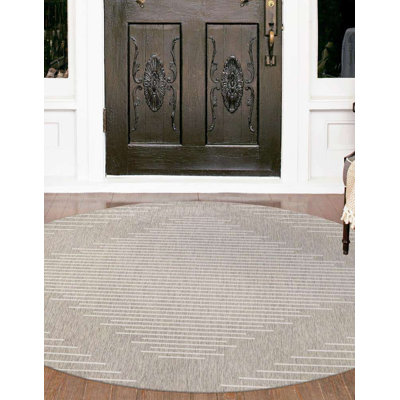 Tapis intérieur / extérieur gris Ava-Mary