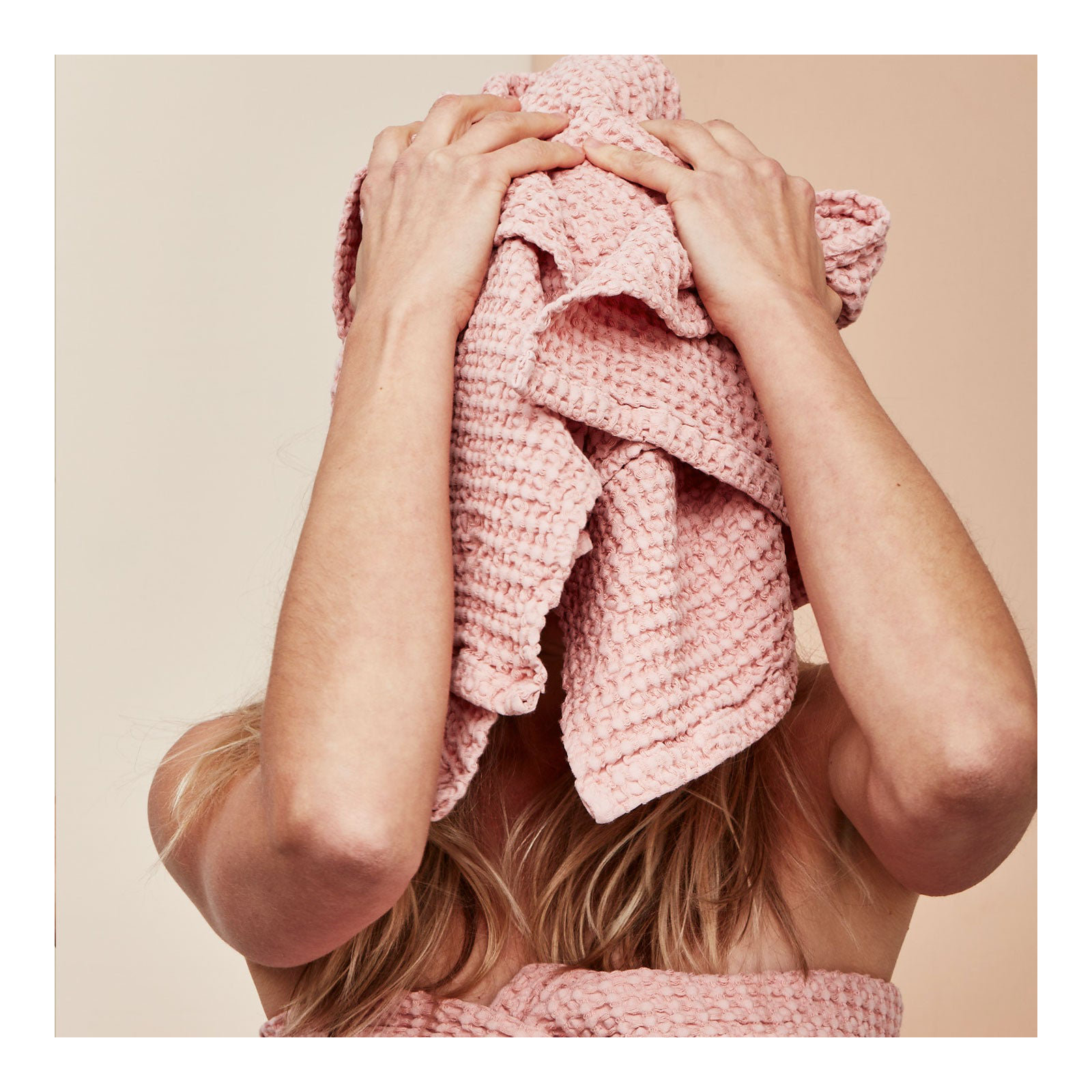 Simple Cotton Hand Towel, Blush, Bath Sheet - 1 Pack