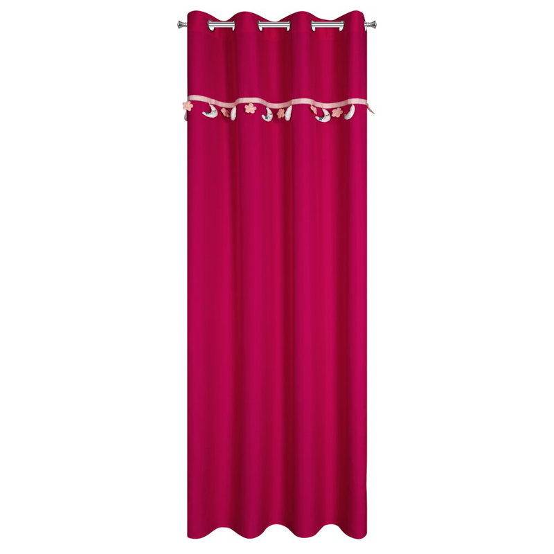 Hughesville 100% Polyester Semi Sheer Curtain Single Panel