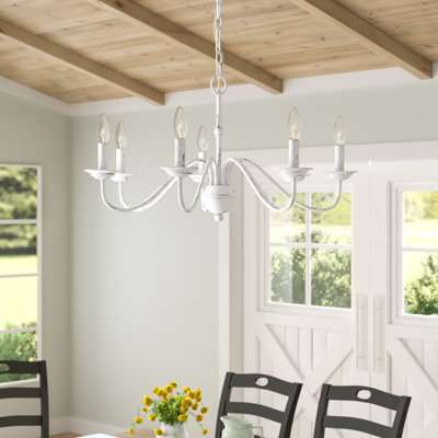 Seiling 7 - Light Steel Dimmable Classic / Traditional Chandelier