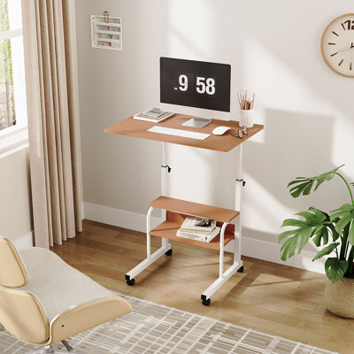 Adjustable Metal Base Computer Desk