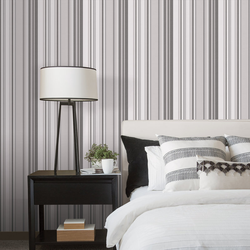 10m x 53cm Matte Wallpaper Roll, Grey