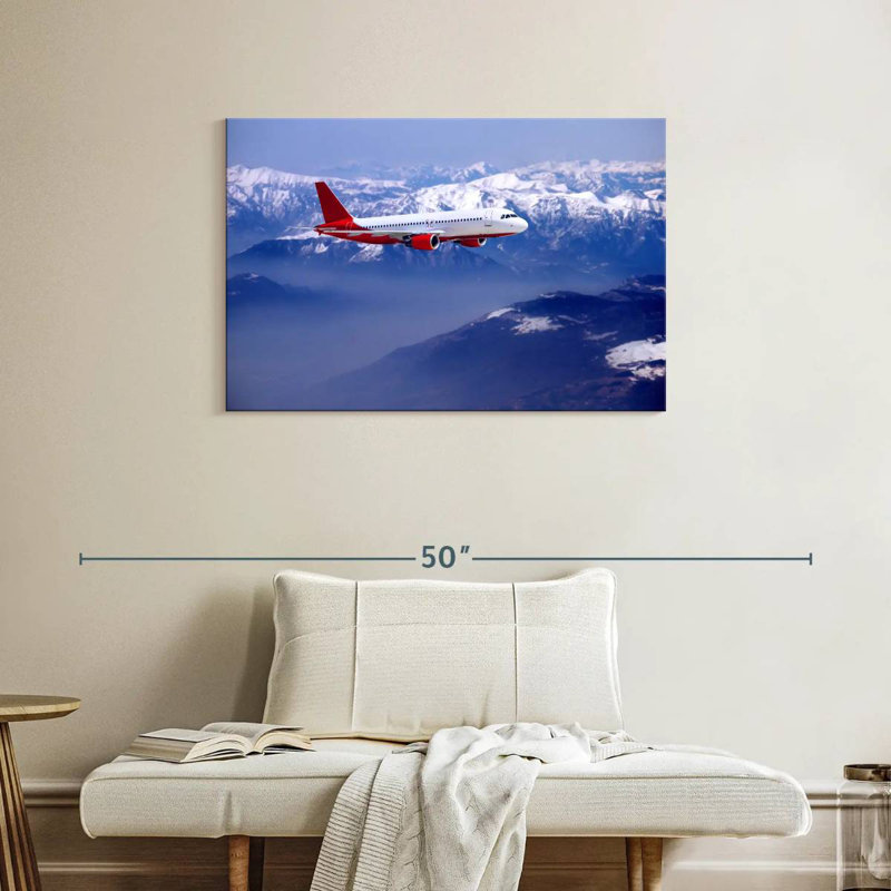 Mehar Airplane Over Snowy Mountain