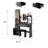   Full-length Mirror With Round Mirror And Touch-control 3-colour Adjustable Led Lights Vanity With Large Tabletop And Multi-tiered High-capacity Storage Space-809095026