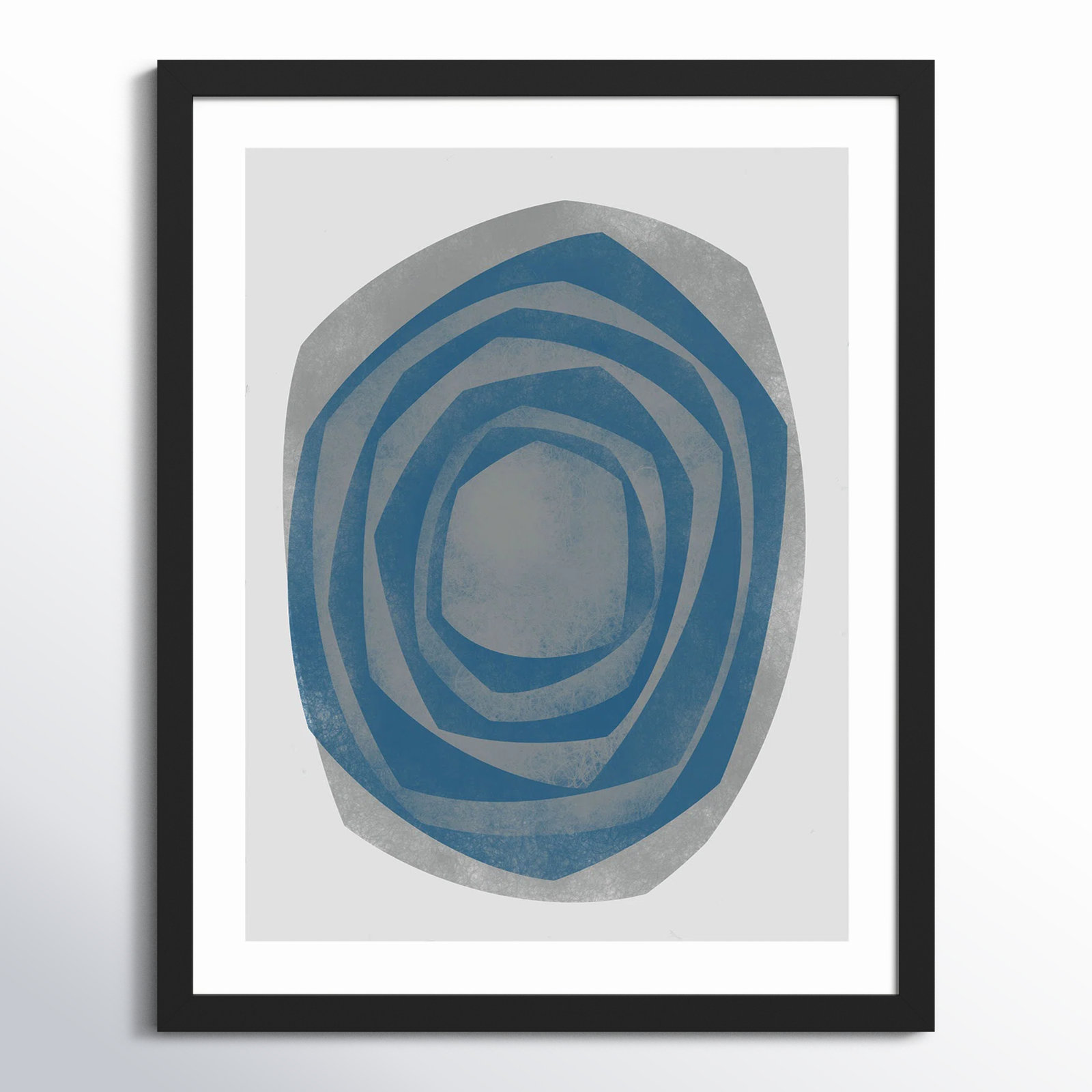 Vertigo "Vertigo 3" Print by Jacques Pilon, Black, 38" H x 30" W x 1.25" D